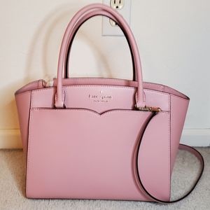 NEW KATE SPADE Medium Satchel Refined Grain